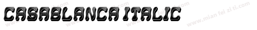 Casablanca Italic字体转换